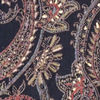 Dark Blue Blended Viscose Kurta with Paisley Print